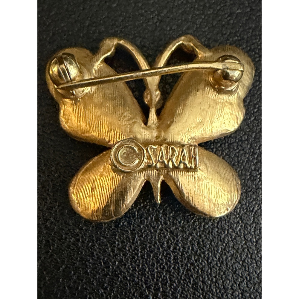 Vintage Brooch Butterfly Sarah Coventry Gerrys Enamel - Picture 3 of 6